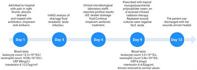 mNGS-identified cellulitis due to quinolone-resistant Edwardsiella tarda: a case report